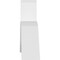 Ekena Millwork Archdale Architectural Grade PVC Gable Bracket, 84"W x 14"H x 4"D x 4"F, 4/12 Pitch GBP084X14X0404ARC00 - alternate 2